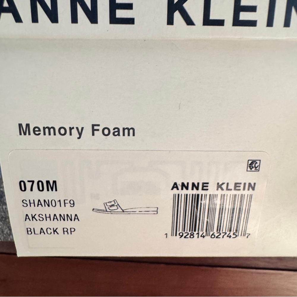 🆕 NWT Anne Klein Akshanna Slides - Black - Size 7 - Picture 4 of 4